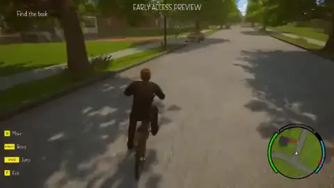 Agefield High bike ragdoll crash in the IGN preview