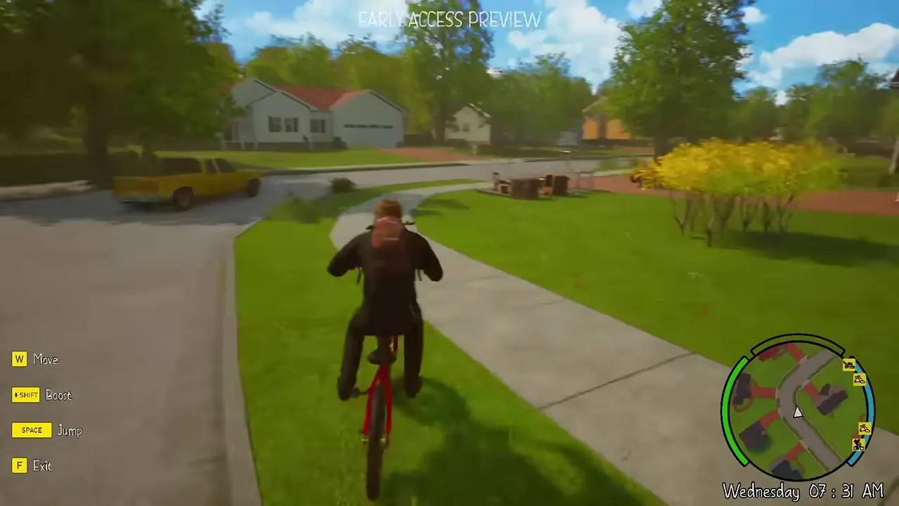 Agefield High bike delivery ride through town
