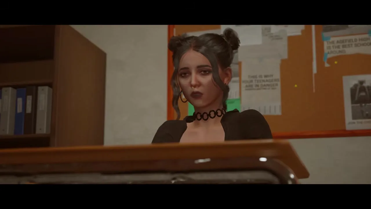 Agefield High English class pointing out Ashley and Chloe